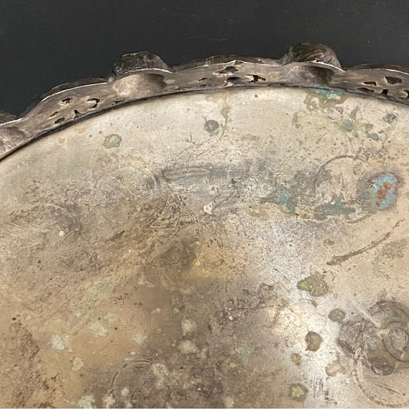 Cherub Silver Plated Vanity Tray - Picture 12 of 12